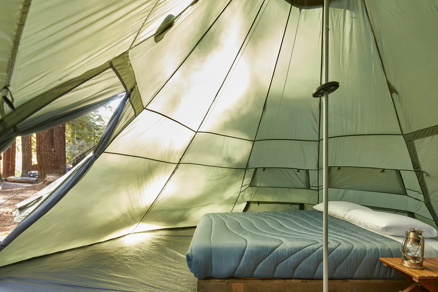 Teepee interior