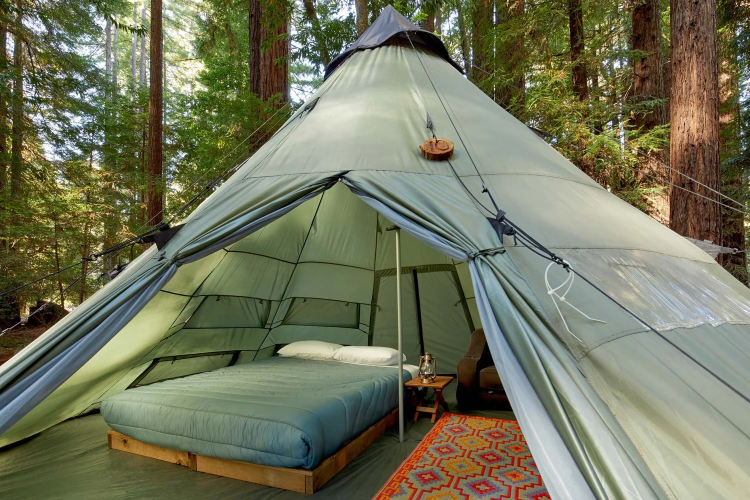 Teepee at Camp Navarro